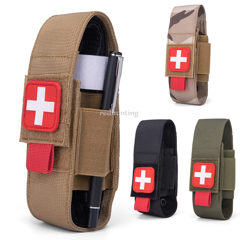 Field Dressing Kit - Kantong wadah turniket taktis, kantong pelindung