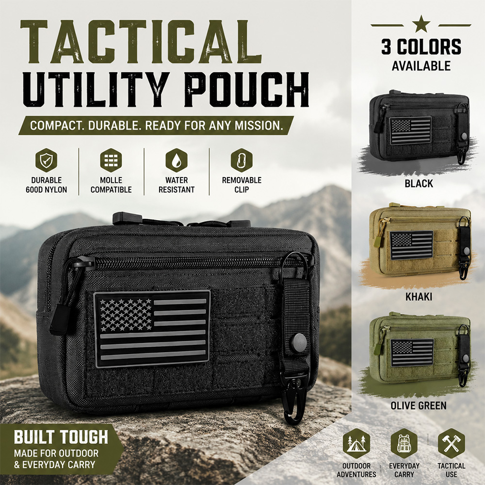 Field Dressing Kit - Kantong Taktis Molle EDC untuk Pertolongan