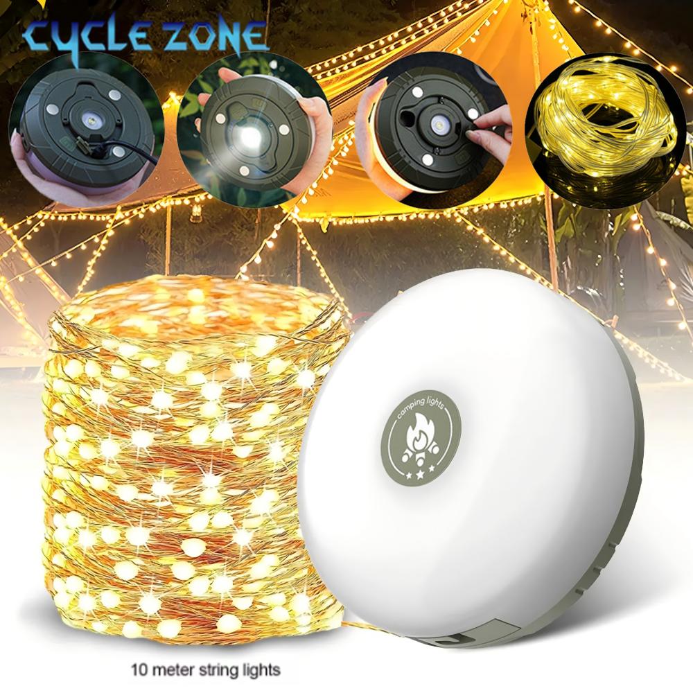 Hunting Outdoor Decor - Lampu Kemah LED dengan Lampu Garis