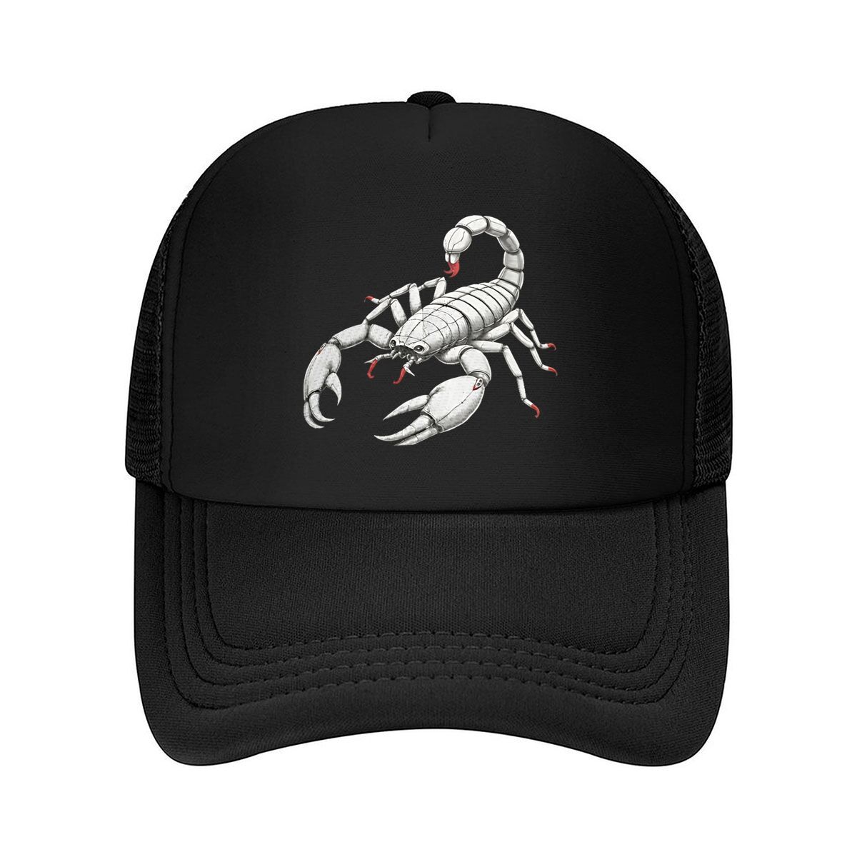 Hunting Outdoor Decor - Topi Grafis Kalajengking Hitam Pria -