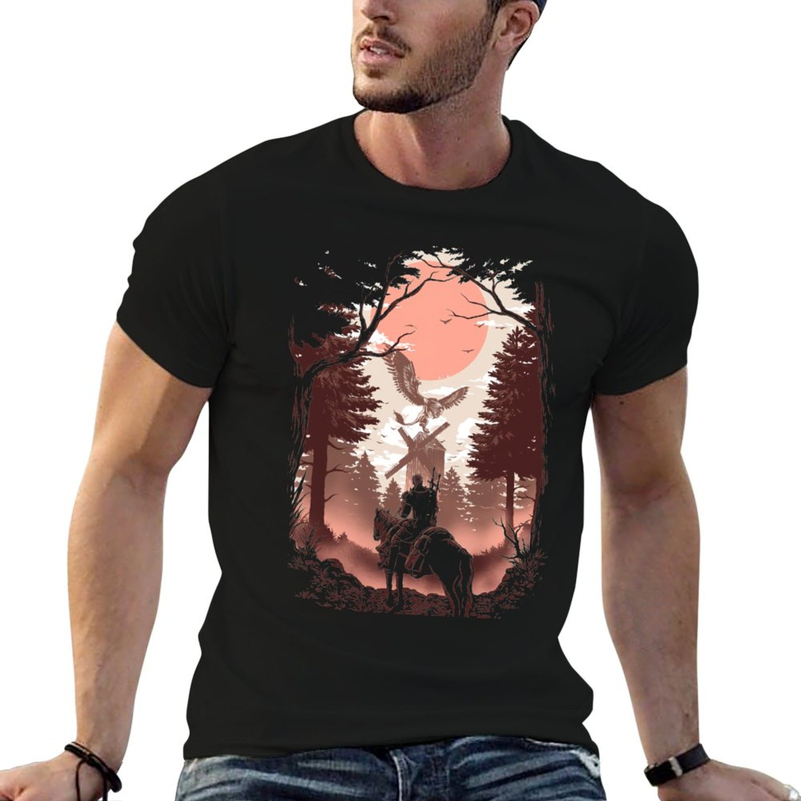 Wildman Hunting & Outdoor - Kaos The Wild Hunt untuk Aktivitas