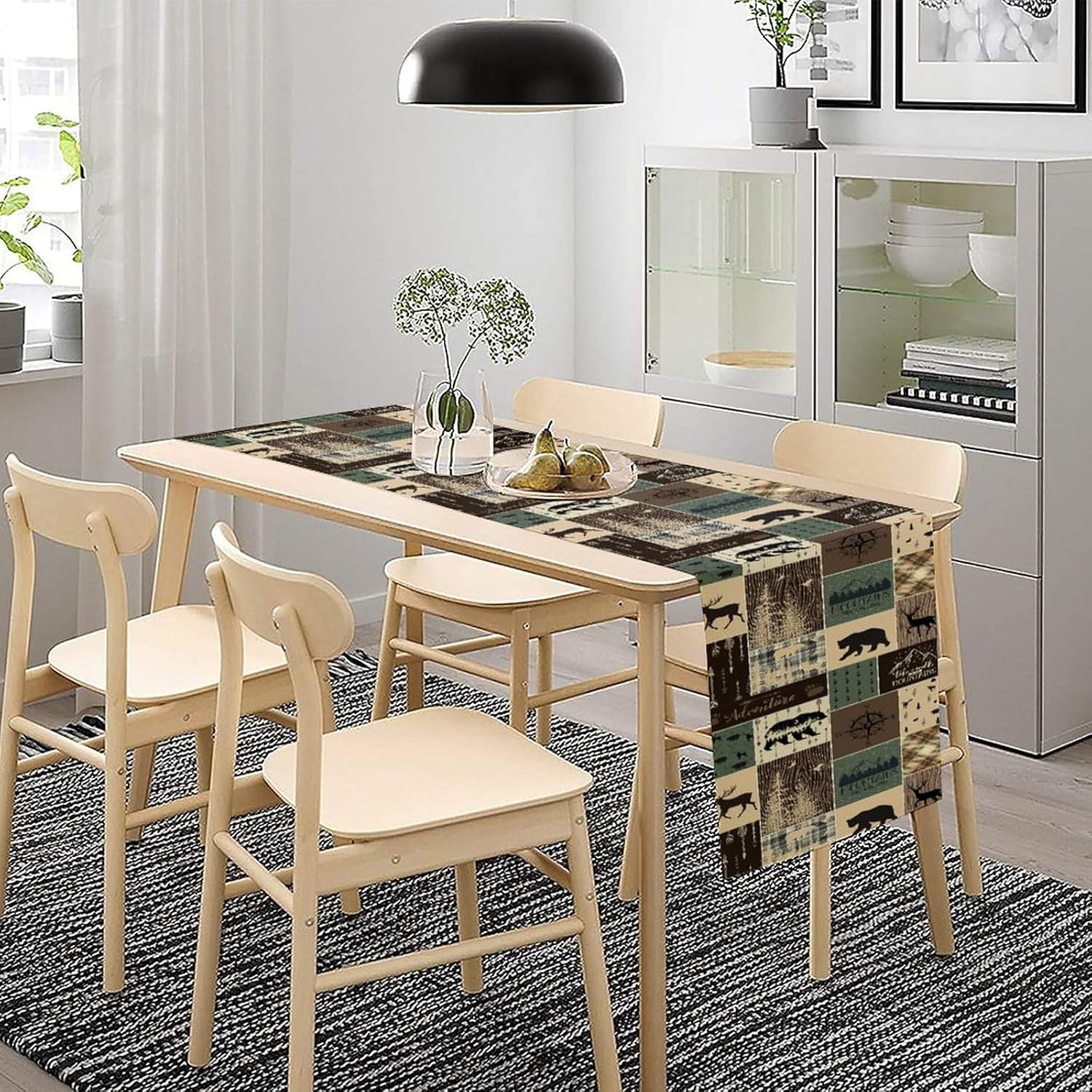 Outdoor Hunting Table - Taplak Meja Motif Rusa Beruang Gaya