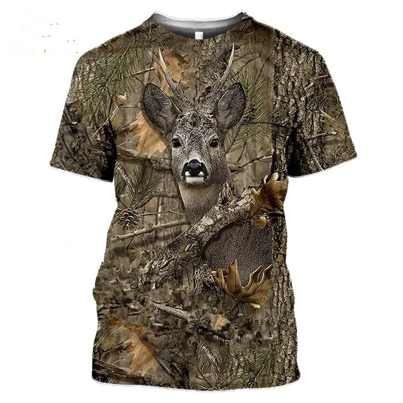 Wildman Hunting & Outdoor - Kaos 3D Motif Kamuflase Babi Hutan