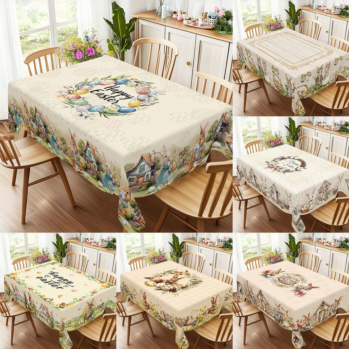 Outdoor Hunting Table - Taplak Meja Kelinci Paskah Gaya Campuran