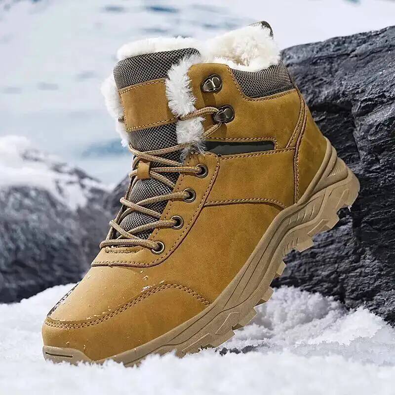 Outdoor Hunting Tv - Sepatu Bot Salju Pria Berlapis Bulu