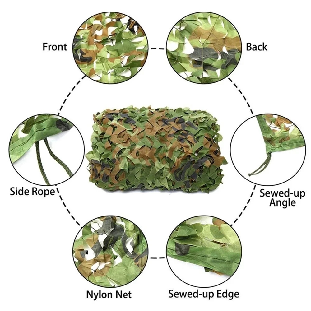 Jaring Kamuflase Lapisan Ganda - Hunting Outdoor Decor ulasan dan harga