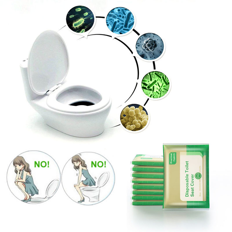 5 Pak 50 Buah/Lot Penutup Toil - Outdoor Hunting Toilet ulasan dan harga