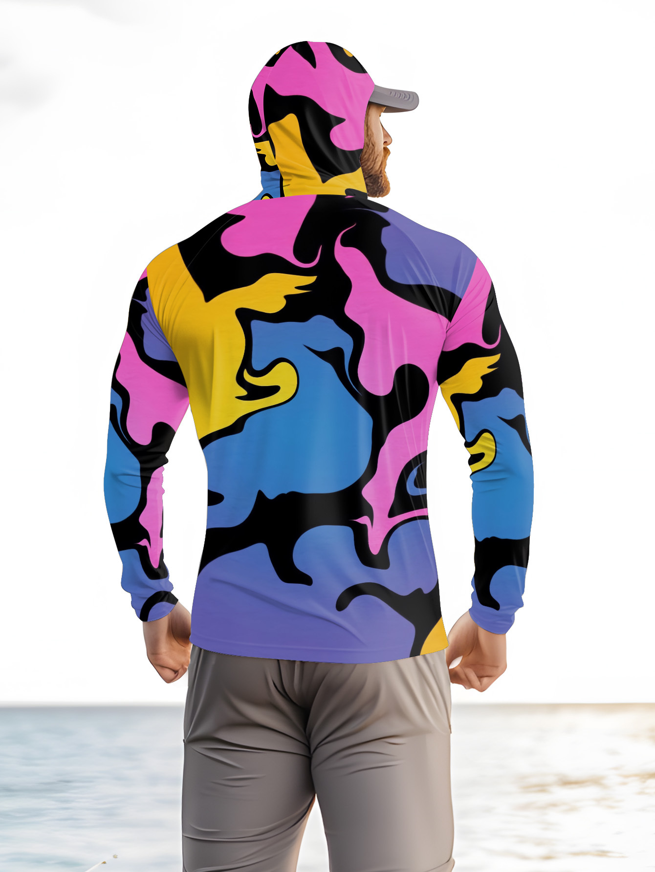 Kaos hoodie mancing pria lenga - Hunting & Outdoor Supplies Carterton ulasan dan harga
