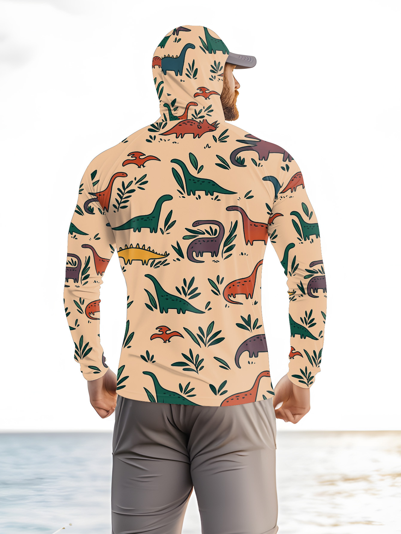 Kaos hoodie mancing untuk pria - Hunting & Outdoor Supplies Carterton ulasan dan harga
