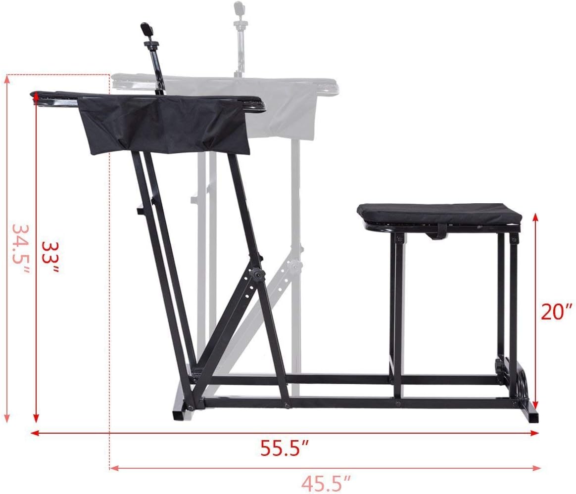 Meja Tembak Lipat dengan Ketin - Outdoor Hunting Table ulasan dan harga