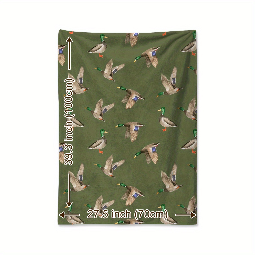 Selimut Bulu Bebek Mallard Mot - Hunting Outdoor Decor ulasan dan harga