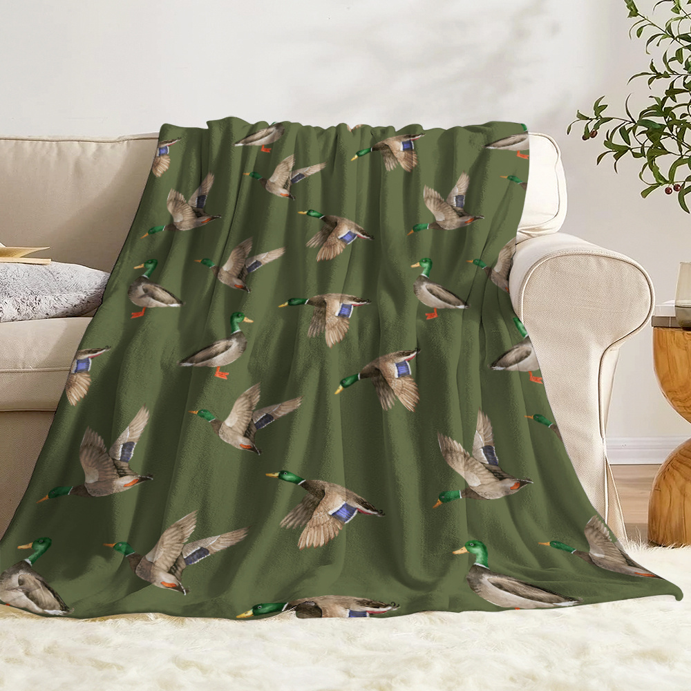Selimut Bulu Bebek Mallard Mot - Hunting Outdoor Decor ulasan dan harga