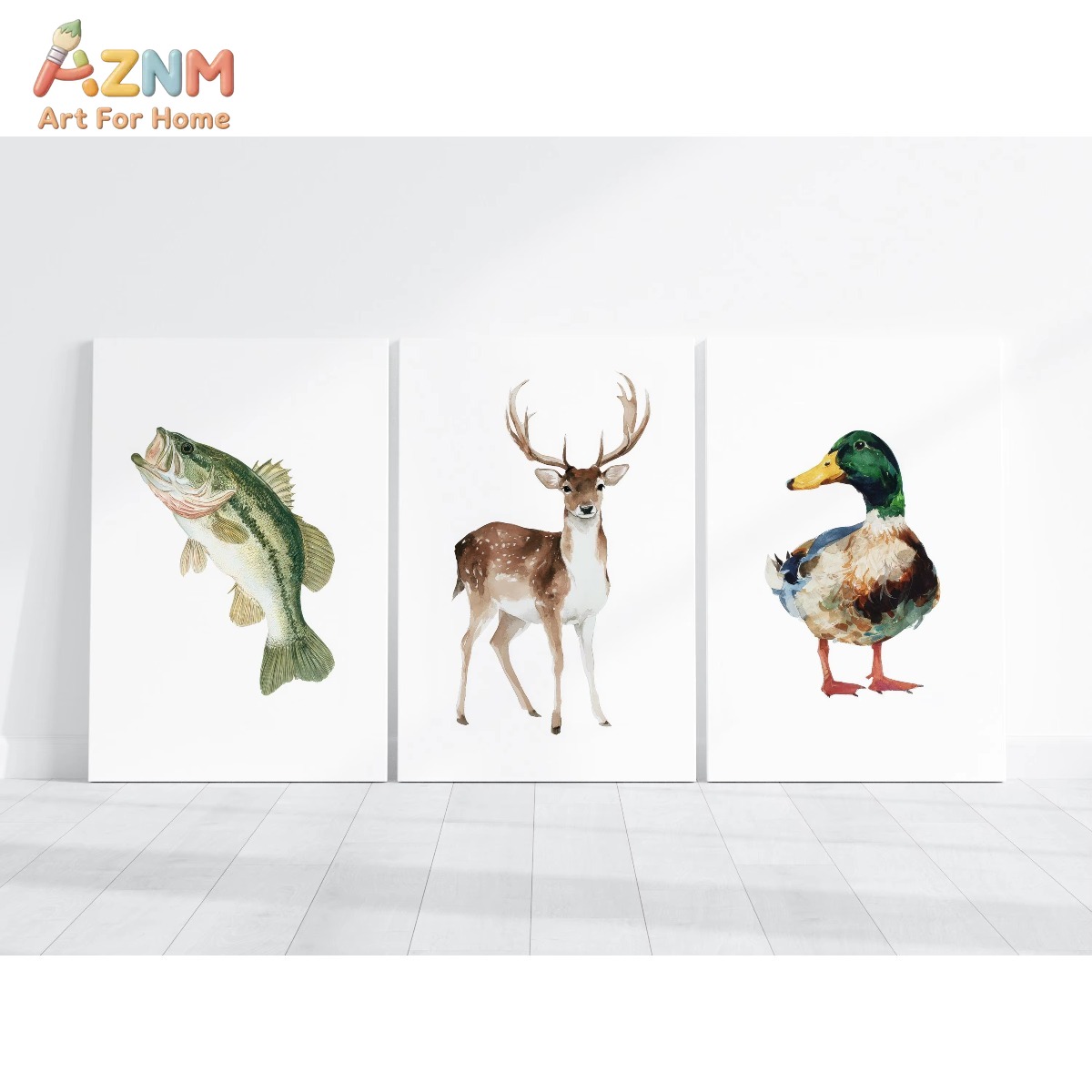 AZNM Poster Seni Berburu dan M - Hunting Outdoor Decor ulasan dan harga