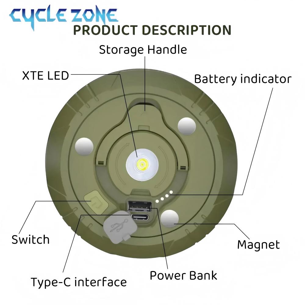 Lampu Kemah LED dengan Lampu G - Hunting Outdoor Decor ulasan dan harga