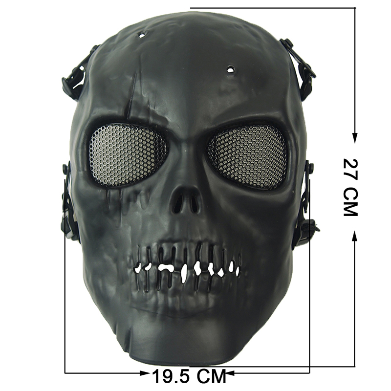 Topeng Airsoft Cosplay Kamufla - Outdoor Hunting Movies ulasan dan harga