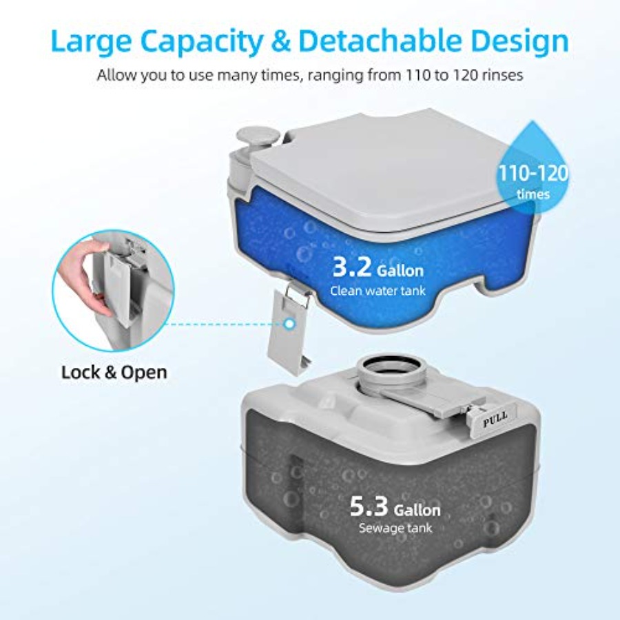 Toilet Portabel untuk Berkemah - Hunting & Outdoor Supplies Carterton ulasan dan harga