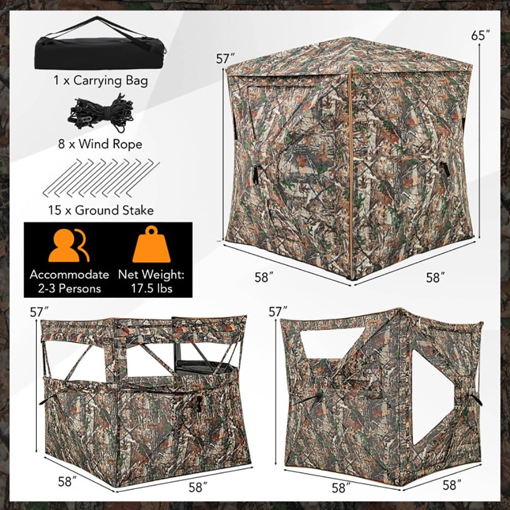 Tenda Berburu 5-in-1 yang Dapa - Hunting & Outdoor Supplies Carterton ulasan dan harga