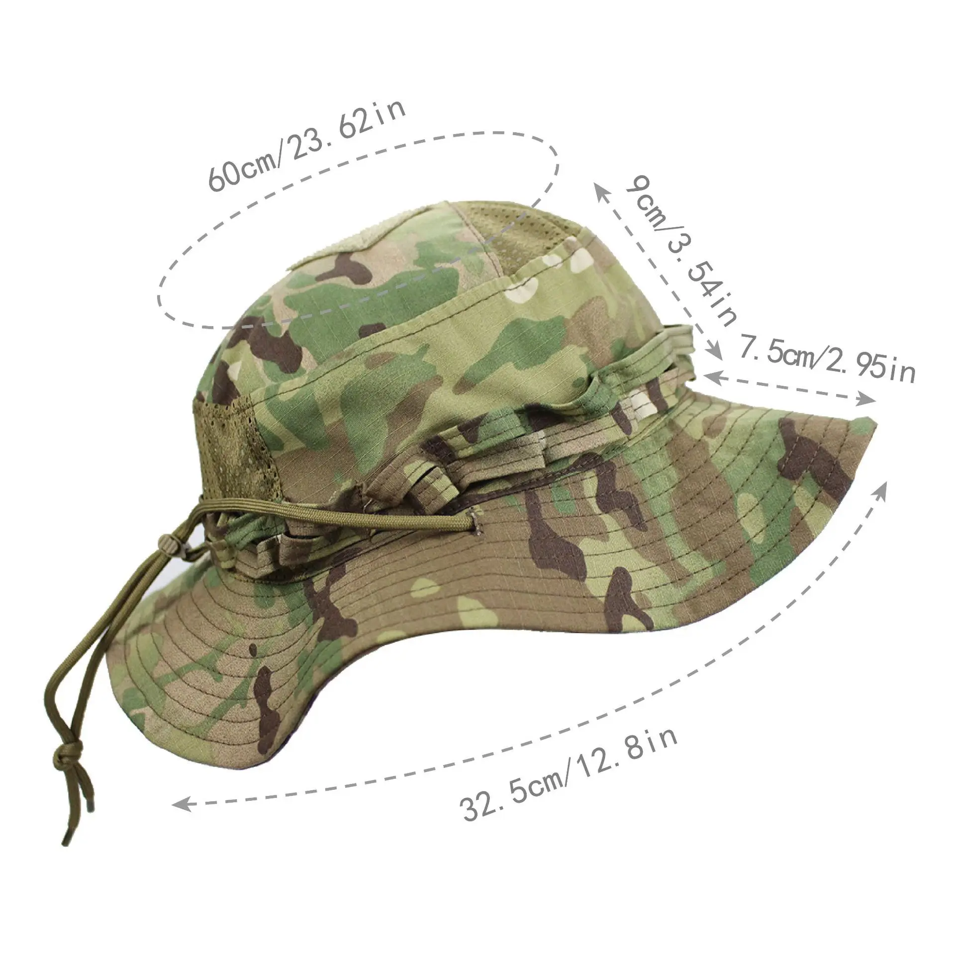 Topi Boonie Kamuflase Taktis B - Hunting Outdoor Hats ulasan dan harga