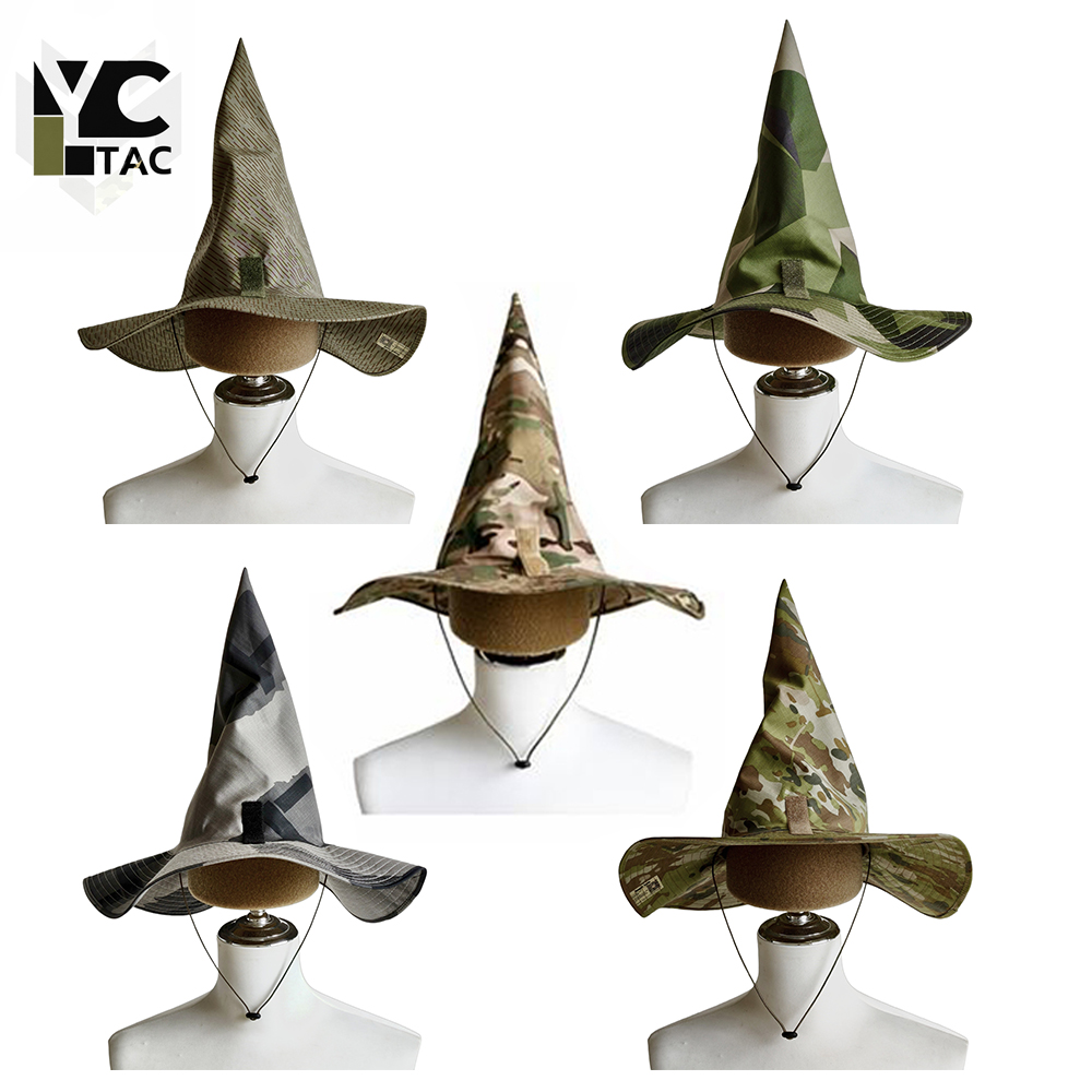 YCTAC Topi Penyihir Camo Topi  - Hunting Outdoor Hats ulasan dan harga