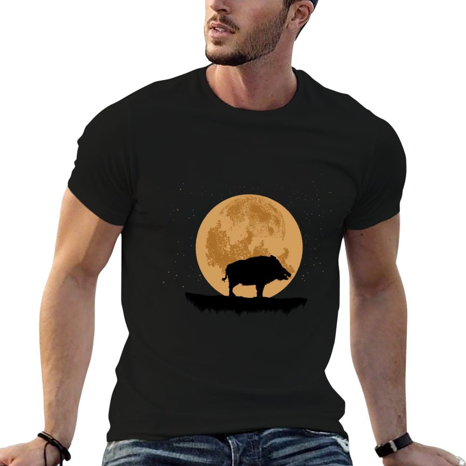 Kaos Berburu Babi Hutan Bulu B - Wildman Hunting & Outdoor ulasan dan harga
