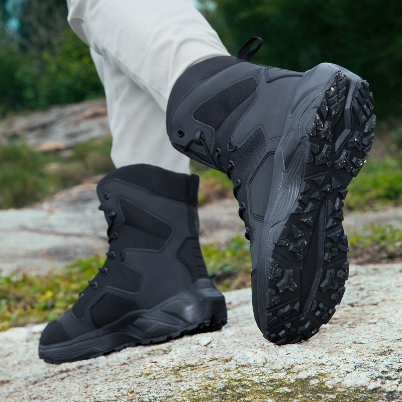 Sepatu Taktis Pria Model Tali, - Wildman Hunting & Outdoor ulasan dan harga