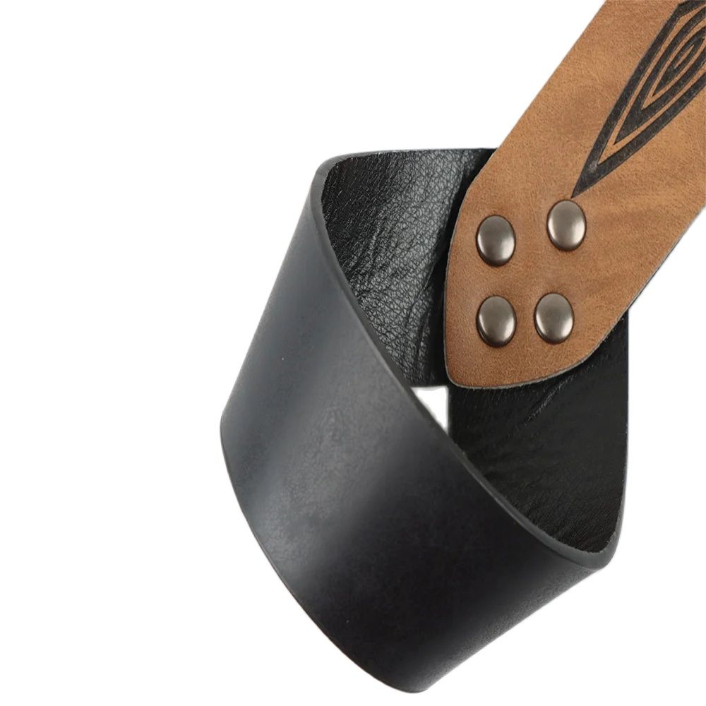1 buah sabuk pedang kulit PU a - Outdoor Hunting Movies ulasan dan harga