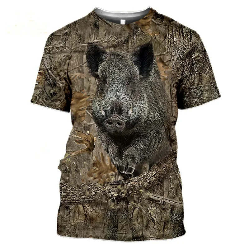 Kaos 3D Motif Kamuflase Babi H - Wildman Hunting & Outdoor ulasan dan harga